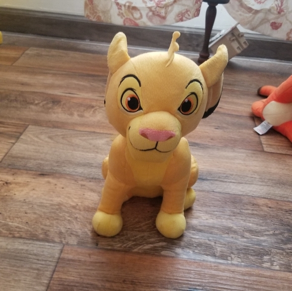 Disney The Lion King Simba Plush Toy Large 14" Very Clean! - Picture 6 of 7